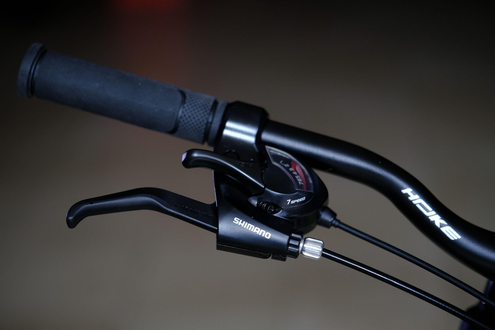 Манетка Shimano ST-EF-41 HOKE Shock 27,5 MD матовый чёрный-оранжевый 15