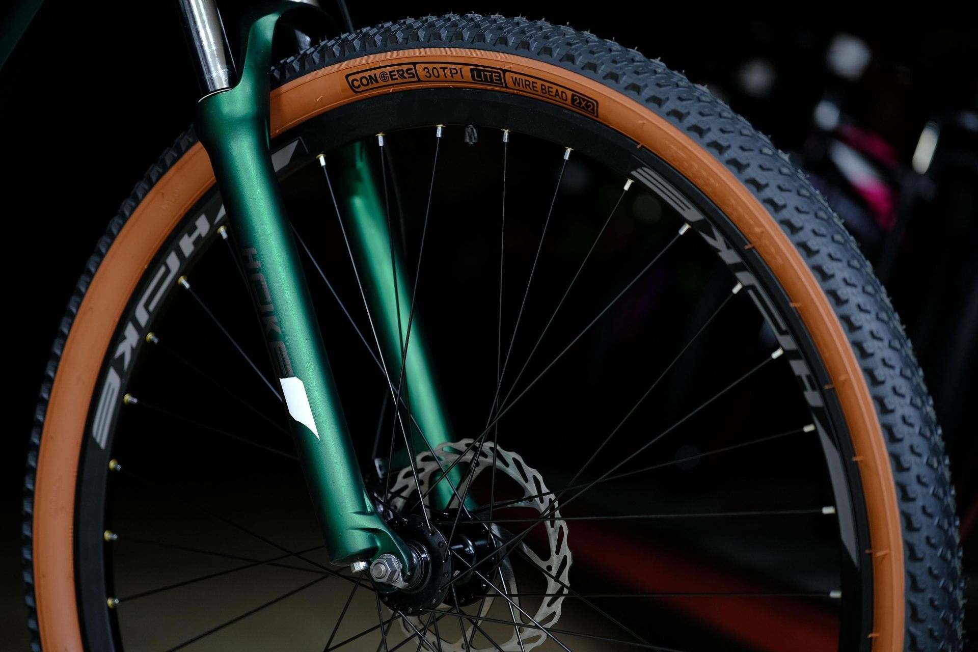 Обод 29 ALLOY двойной, втулки  HOKE ONE MAX 29 матовый зелёный-чёрный 21